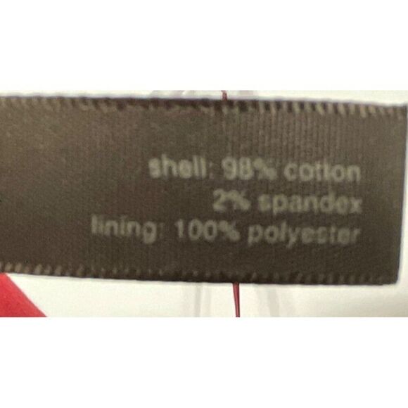 The Limited Strapless Red, Black & White Coral Print Dress Size 6, Pockets, Line - Picture 14 of 14